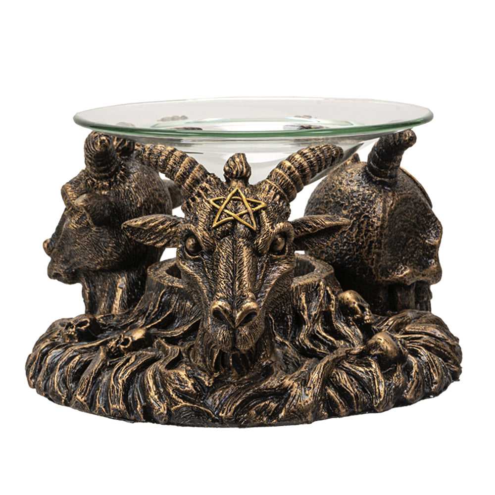 Oil Burner Baphomet Oil Burner 15252 28 $ Shop All The Witches Sage LLC Stew's Incense