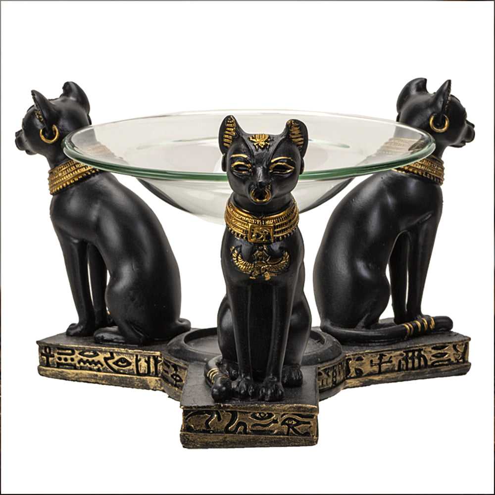Oil Burner Bastet Oil Burner 15251 28 $ Shop All The Witches Sage LLC Stew's Incense