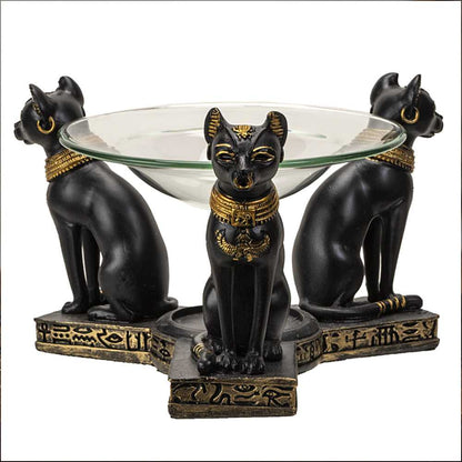 Oil Burner Bastet Oil Burner 15251 28 $ Shop All The Witches Sage LLC Stew's Incense