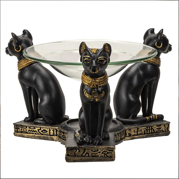 Oil Burner Bastet Oil Burner 15251 28 $ Shop All The Witches Sage LLC Stew's Incense