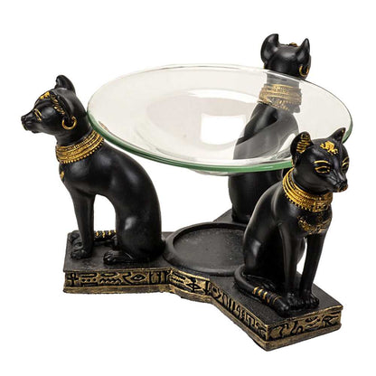 Oil Burner Bastet Oil Burner 15251 28 $ Shop All The Witches Sage LLC Stew's Incense