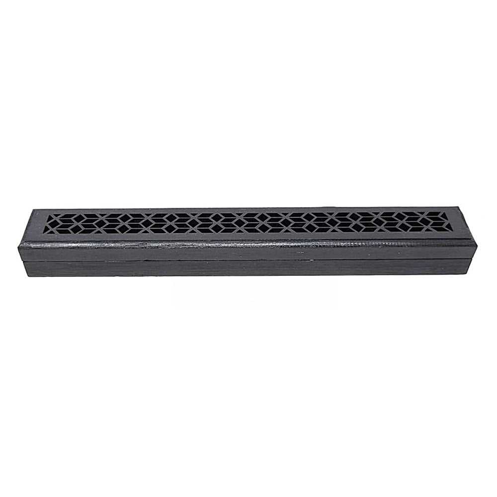 Incense Burner Black Finish Wood Incense Box Burner - Medium IMB-02 5 $ Shop All The Witches Sage LLC Stew's Incense
