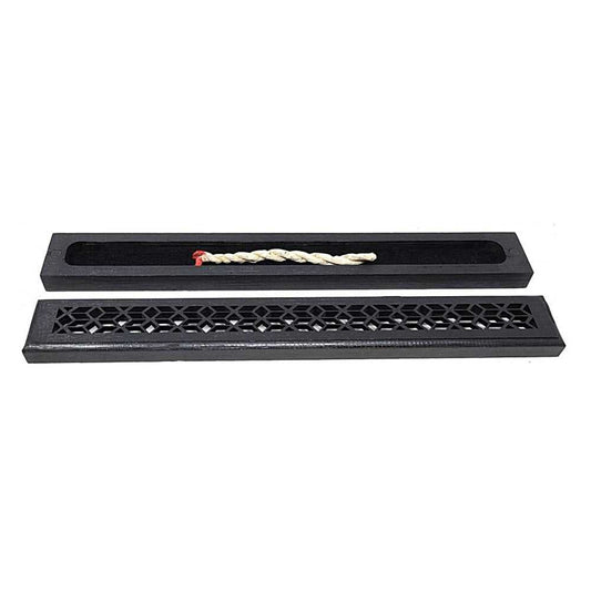 Incense Burner Black Finish Wood Incense Box Burner - Medium IMB-02 5 $ Shop All The Witches Sage LLC Stew's Incense