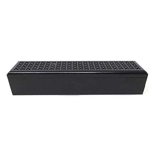 Incense Burner Black Finish Wood Incense Box Burner - Large IMB-08 15 $ The Witches Sage LLC Stew's Incense