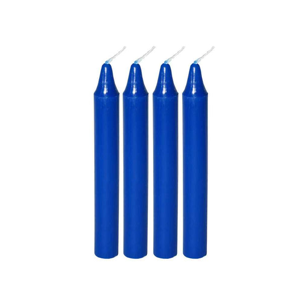 Candle Mini Ritual Candle - Blue (Set of 4) 81535 (CDL4) 2 $ Shop All The Witches Sage LLC Stew's Incense