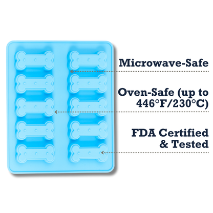 Baking Tray Country Living Bone-Shaped Silicone Baking Tray (10-Cavity Mold) – for Homemade Dog Treats, Candy, Cookies, Chocolate, and Ice Cubes CL-1003 12 $ Pet Lovers Store American Pet Supplies Stew's Incense