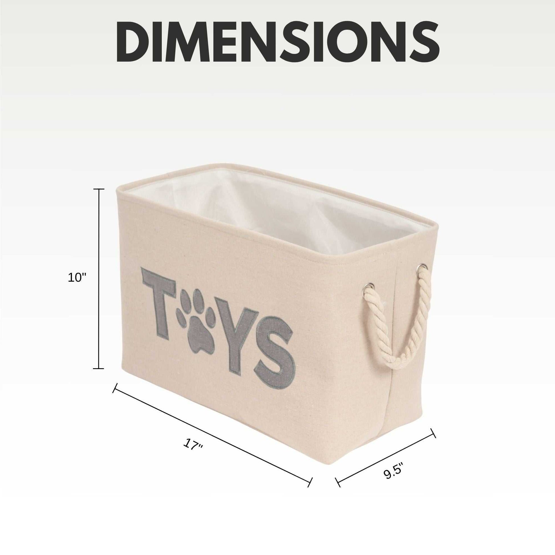 Containers Country Living Foldable Fabric Dog Toy Storage Bin - Convenient Organizer for Pet Accessories CL-1004 19 $ Pet Lovers Store American Pet Supplies Stew's Incense