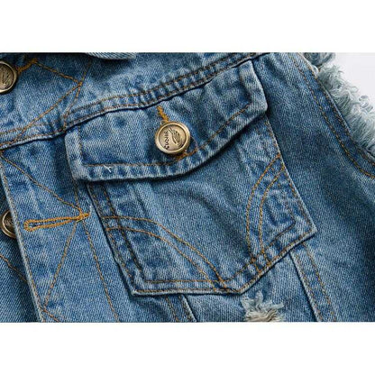 Denim Jackets Mens Street Style Jeans Vest CLAM769089E-BLU-S 46 $ Coats Onetify Stew's Incense