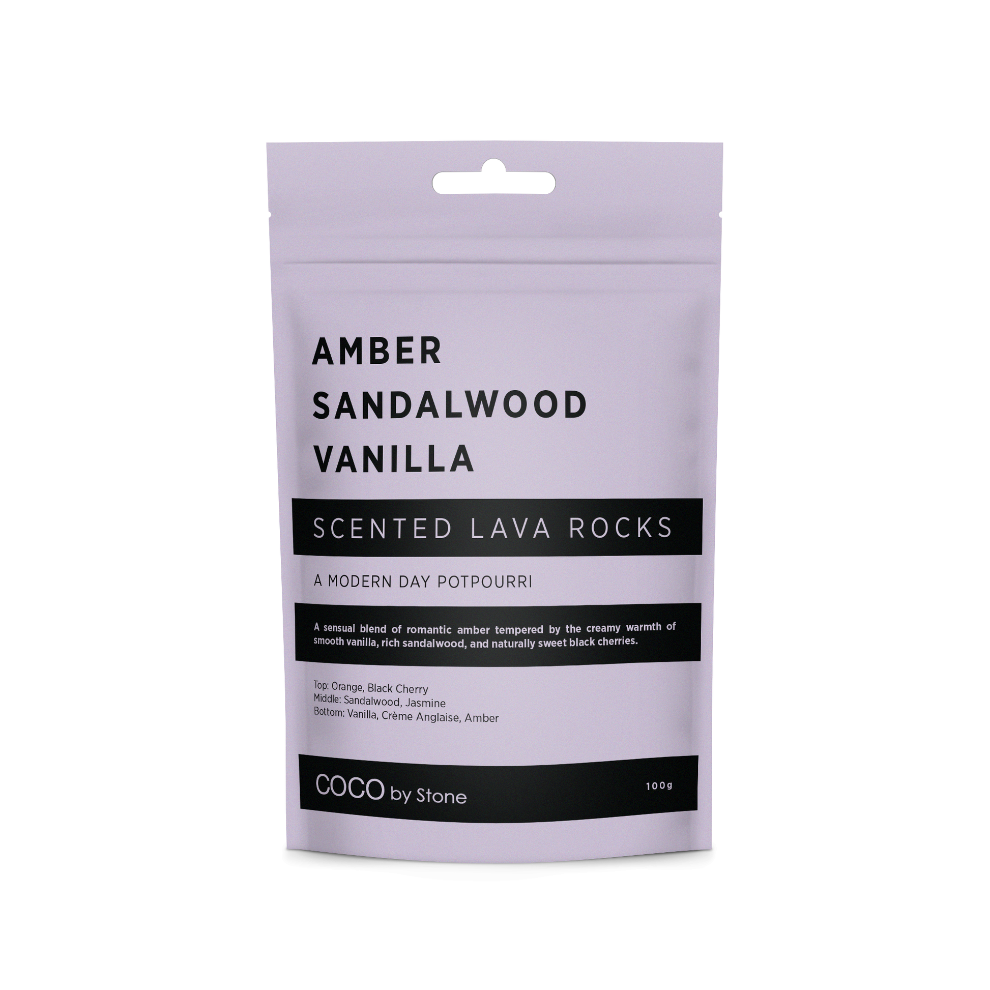 COCO Lava Rock Scented Lava Rocks (Amber | Sandalwood | Vanilla) COCO-SLR-ASV 18 $ Lava Rock Diffusers Stone Candles Stew's Incense