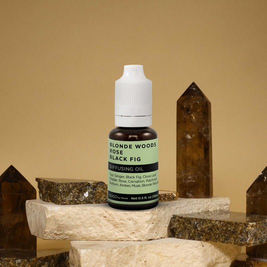 COCO by Stone - Diffusing Oil Diffusing Oil (Blonde Woods | Rose | Black Fig) COCO-DO-BRB 16 $ Lava Rock Diffusers Stone Candles Stew's Incense