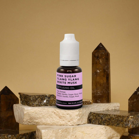 COCO by Stone - Diffusing Oil Diffusing Oil (Pink Sugar | Ylang Ylang | White Musk) COCO-DO-PYW 16 $ Lava Rock Diffusers Stone Candles Stew's Incense