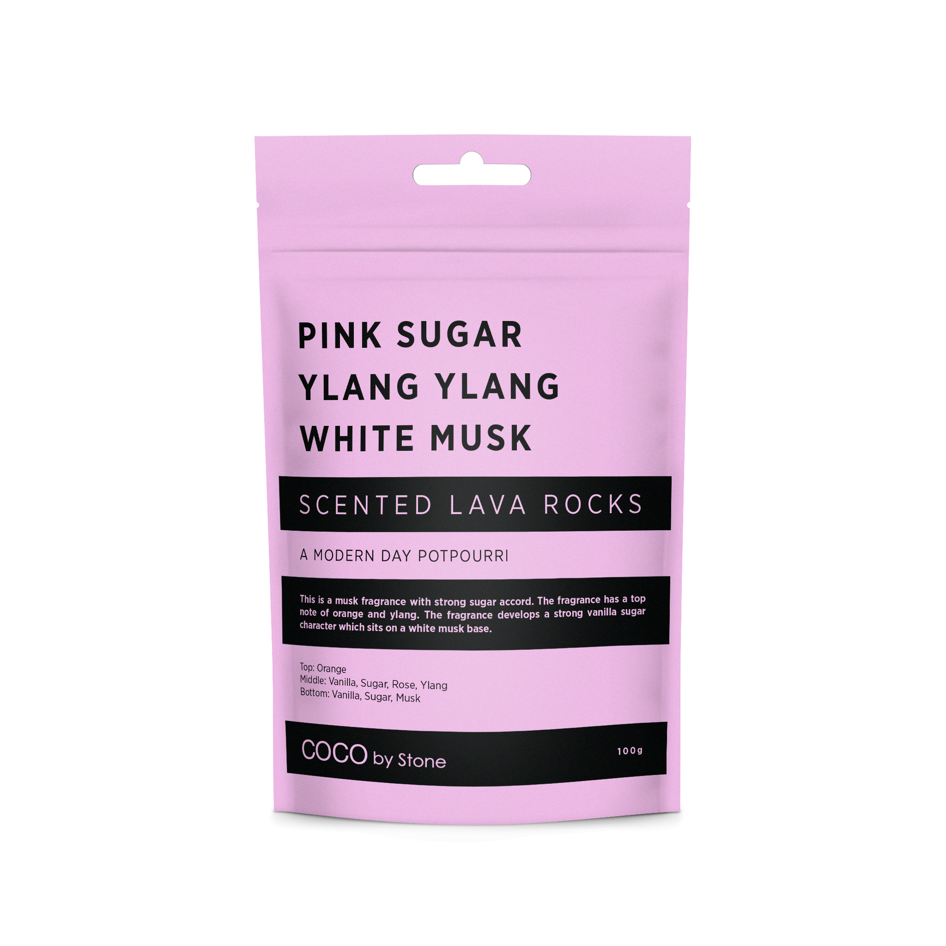 COCO Lava Rock Scented Lava Rocks (Pink Sugar | Ylang Ylang | White Musk) COCO-SLR-PYW 18 $ Lava Rock Diffusers Stone Candles Stew's Incense
