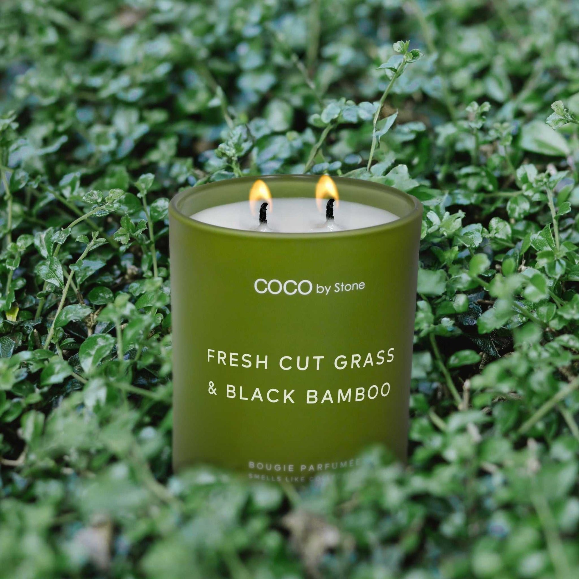 Smells Like Candle 15oz Smells Like Fresh Cut Grass & Black Bamboo Candle GLM15-2-2023 38 $ Candles Stone Candles Stew's Incense