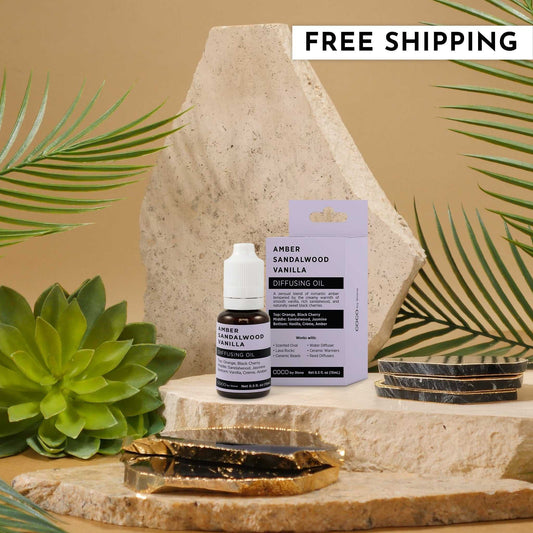 COCO by Stone - Diffusing Oil Diffusing Oil (Amber | Sandalwood | Vanilla) COCO-DO-ASV 16 $ Lava Rock Diffusers Stone Candles Stew's Incense