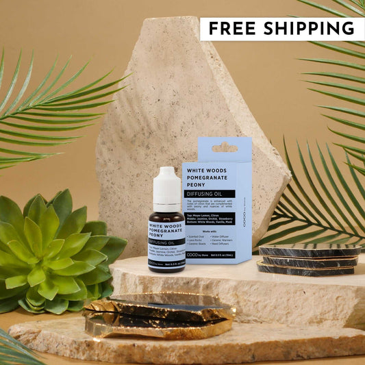 COCO by Stone - Diffusing Oil Diffusing Oil (White Woods | Pomegranate | Peony) COCO-DO-WPP 16 $ Lava Rock Diffusers Stone Candles Stew's Incense