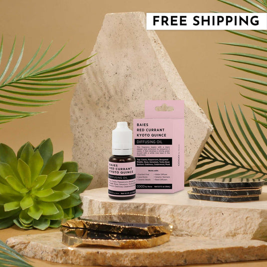 COCO by Stone - Diffusing Oil Diffusing Oil (Baies | Red Currant | Kyoto Quince) COCO-DO-BRCKQ 16 $ Lava Rock Diffusers Stone Candles Stew's Incense