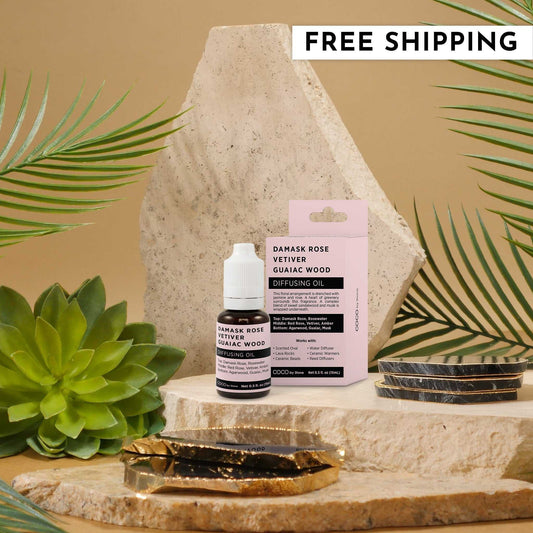 COCO by Stone - Diffusing Oil Diffusing Oil (Damask Rose | Vetiver | Guaiac Wood) COCO-DO-DRVGW 16 $ Lava Rock Diffusers Stone Candles Stew's Incense