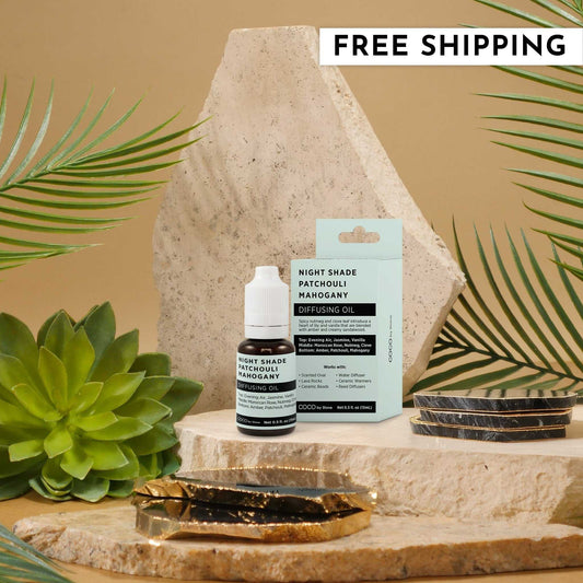 COCO by Stone - Diffusing Oil Diffusing Oil (Night Shade | Patchouli | Mahogany) COCO-DO-NPN 16 $ Lava Rock Diffusers Stone Candles Stew's Incense
