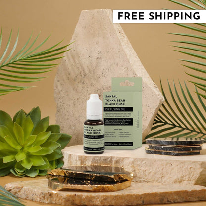 COCO by Stone - Diffusing Oil Diffusing Oil (Santal | Tonka Bean | Black Musk) COCO-DO-STB 16 $ Lava Rock Diffusers Stone Candles Stew's Incense