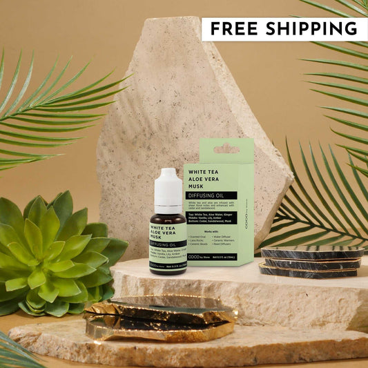COCO by Stone - Diffusing Oil Diffusing Oil (White Tea | Aloe Vera | Musk) COCO-DO-WAM 16 $ Lava Rock Diffusers Stone Candles Stew's Incense
