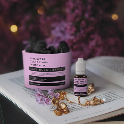 COCO by Stone - Diffusing Oil Diffusing Oil (Pink Sugar | Ylang Ylang | White Musk) COCO-DO-PYW 16 $ Lava Rock Diffusers Stone Candles Stew's Incense