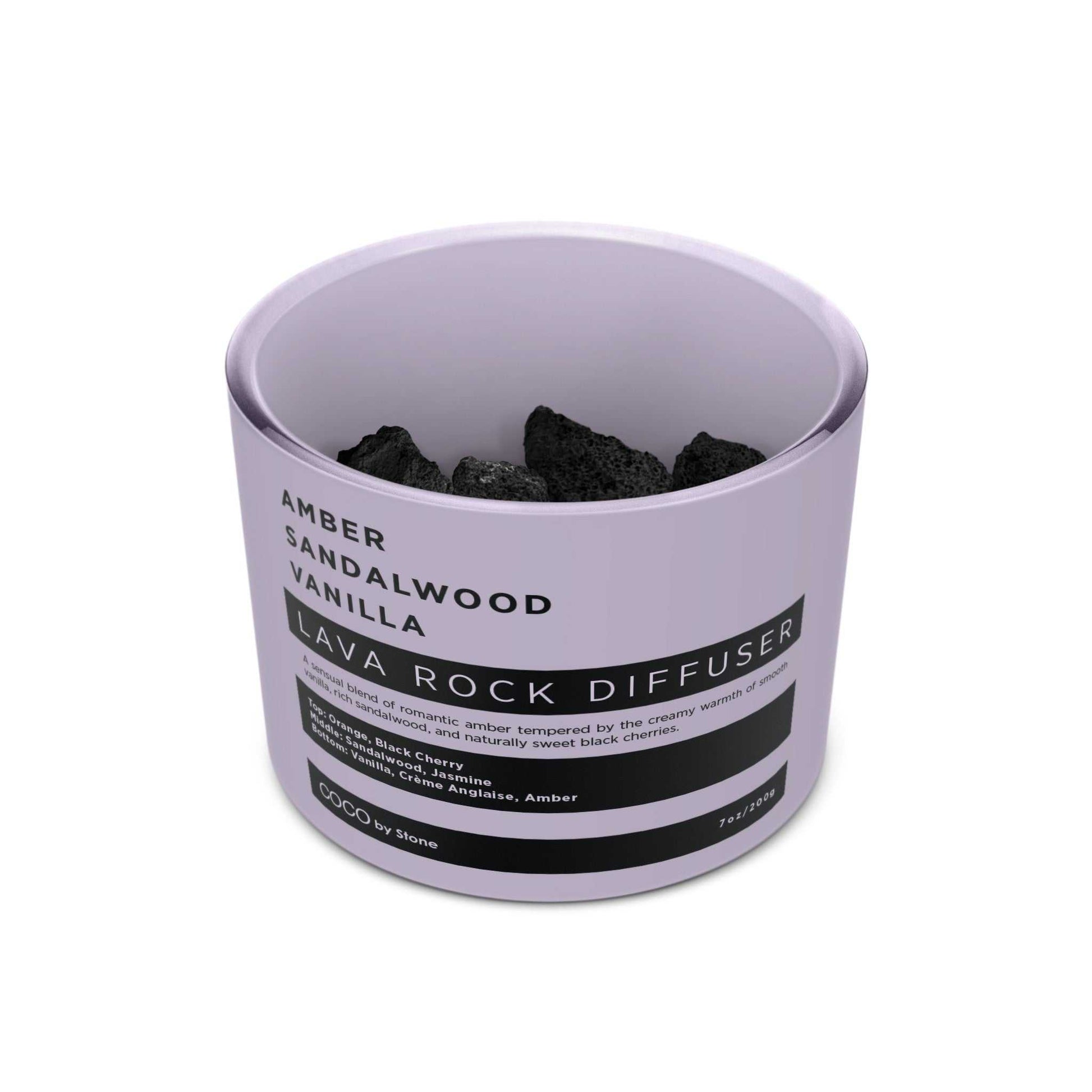 COCO Lava Rock Diffuser Lava Rock Diffuser (Amber | Sandalwood | Vanilla) COCO-LRD-ASV 26 $ Lava Rock Diffusers Stone Candles Stew's Incense