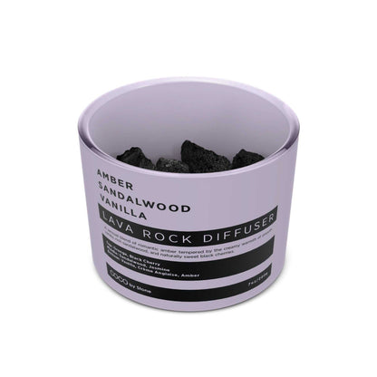 COCO Lava Rock Diffuser Lava Rock Diffuser (Amber | Sandalwood | Vanilla) COCO-LRD-ASV 26 $ Lava Rock Diffusers Stone Candles Stew's Incense