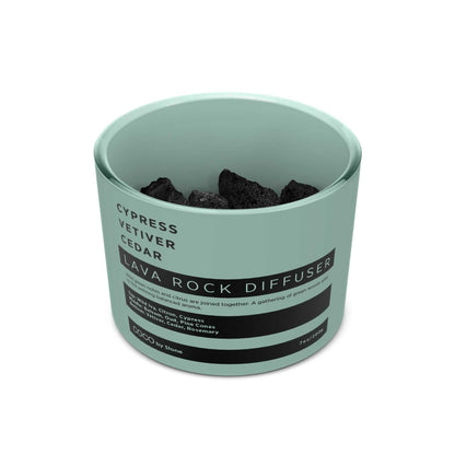 COCO Lava Rock Diffuser Lava Rock Diffuser (Cypress | Vetiver | Cedar) COCO-LRD-CVC 26 $ Lava Rock Diffusers Stone Candles Stew's Incense