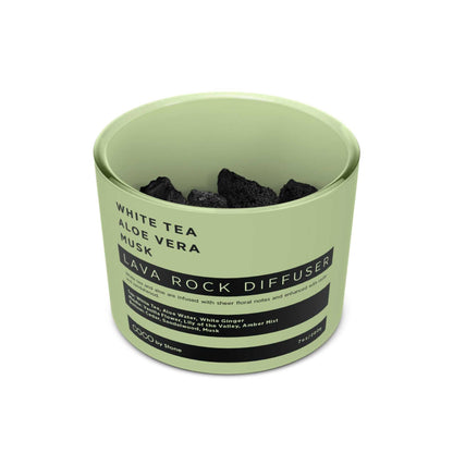 COCO Lava Rock Diffuser Lava Rock Diffuser (White Tea | Aloe Vera | Musk) COCO-LRD-WAM 26 $ Lava Rock Diffusers Stone Candles Stew's Incense