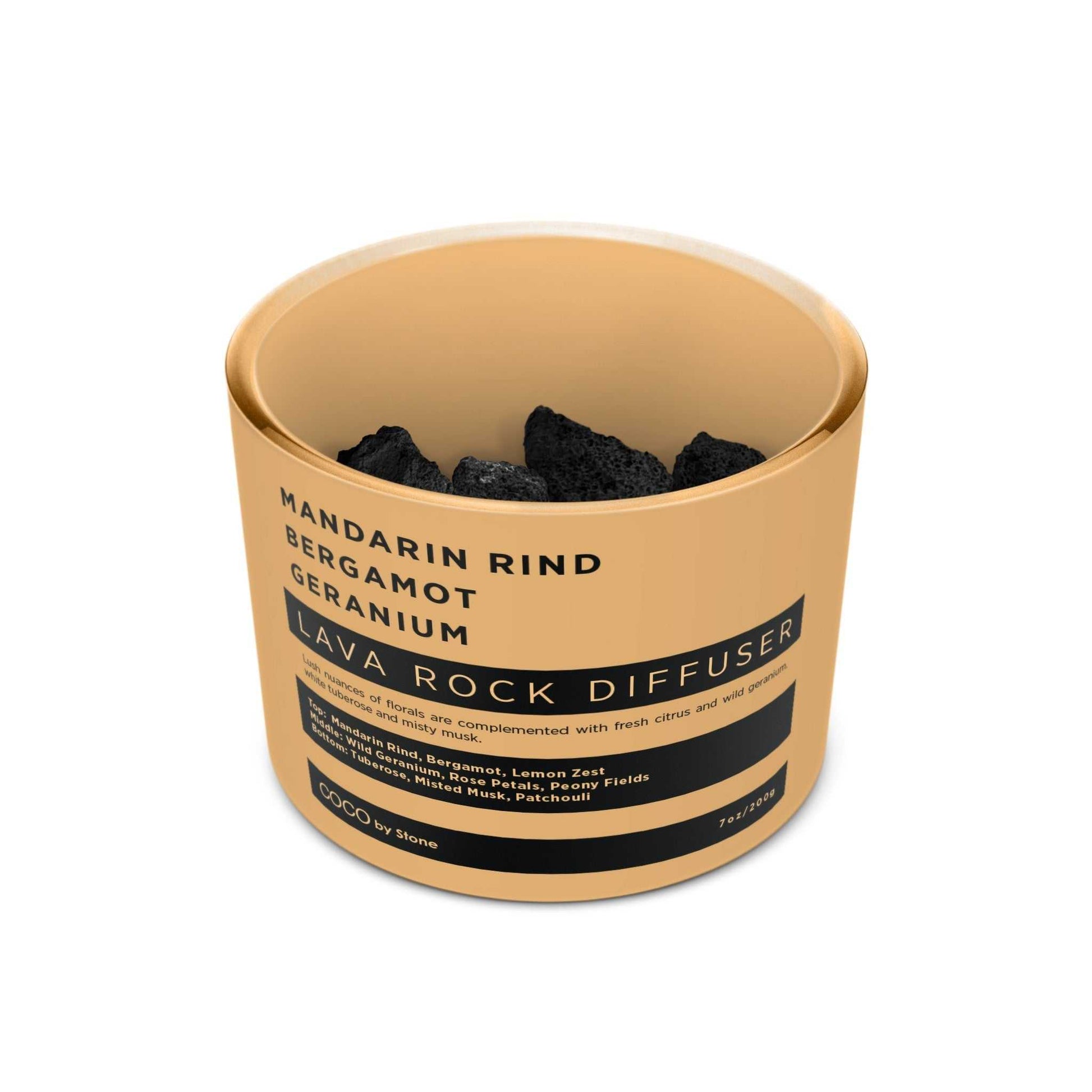 COCO Lava Rock Diffuser Lava Rock Diffuser (Mandarin Rind | Bergamot | Geranium) COCO-LRD-MRBG 26 $ Lava Rock Diffusers Stone Candles Stew's Incense