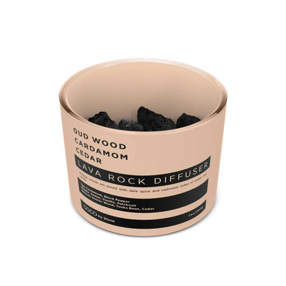 COCO Lava Rock Diffuser Lava Rock Diffuser (Oud Wood | Cardamom | Cedar) COCO-LRD-OCC 26 $ Lava Rock Diffusers Stone Candles Stew's Incense