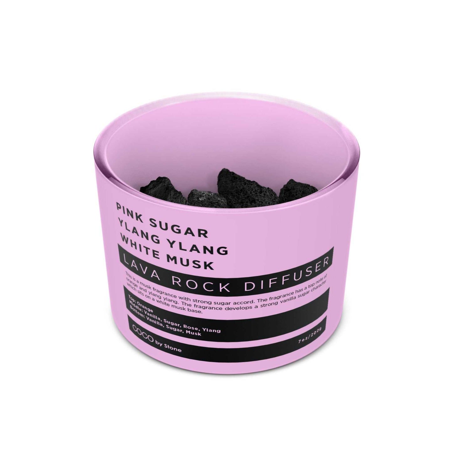 COCO Lava Rock Diffuser Lava Rock Diffuser (Pink Sugar | Ylang Ylang | White Musk) COCO-LRD-PYW 26 $ Lava Rock Diffusers Stone Candles Stew's Incense