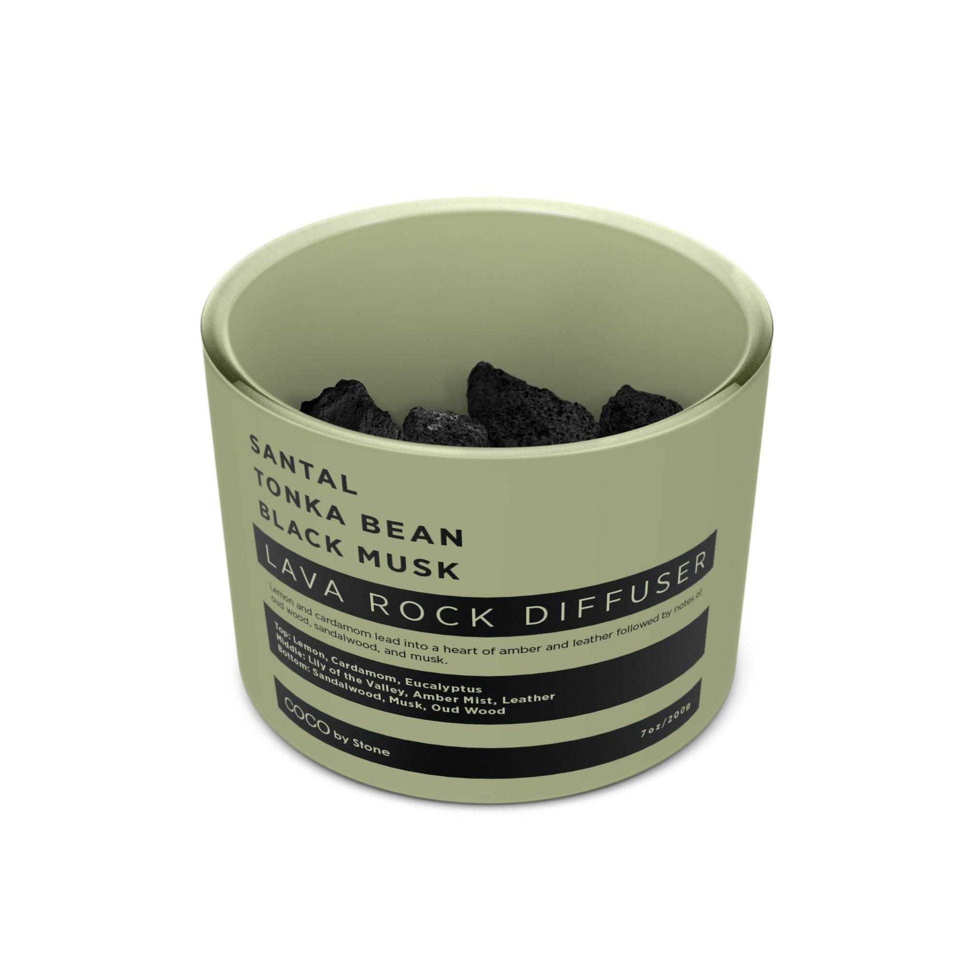 COCO Lava Rock Diffuser Lava Rock Diffuser (Santal | Tonka Bean | Black Musk) COCO-LRD-STB 26 $ Lava Rock Diffusers Stone Candles Stew's Incense