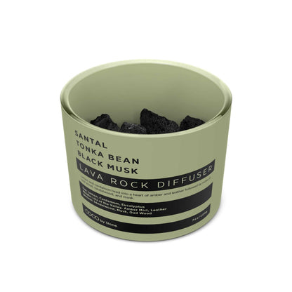 COCO Lava Rock Diffuser Lava Rock Diffuser (Santal | Tonka Bean | Black Musk) COCO-LRD-STB 26 $ Lava Rock Diffusers Stone Candles Stew's Incense