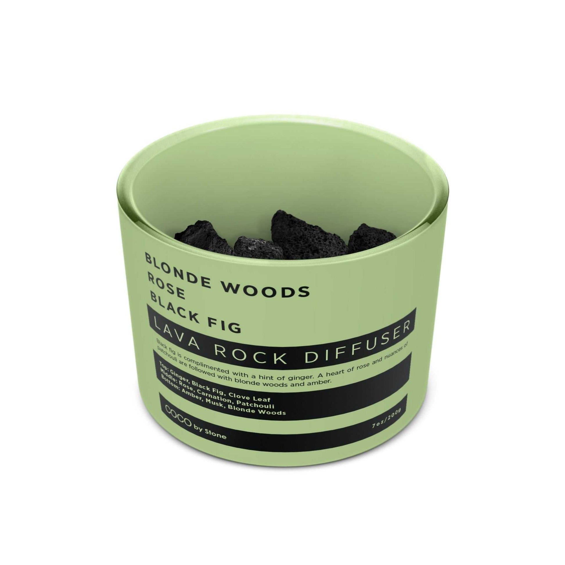 COCO Lava Rock Diffuser Lava Rock Diffuser (Blonde Woods | Rose | Black Fig) COCO-LRD-BWRB 26 $ Lava Rock Diffusers Stone Candles Stew's Incense