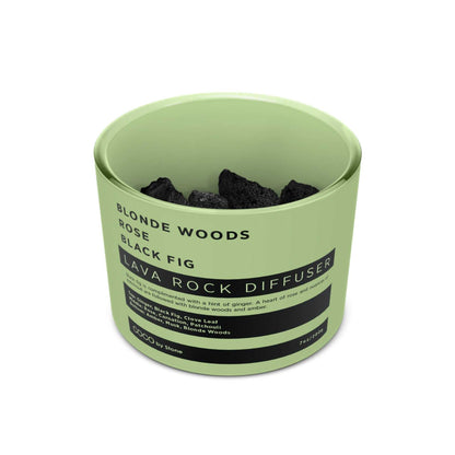 COCO Lava Rock Diffuser Lava Rock Diffuser (Blonde Woods | Rose | Black Fig) COCO-LRD-BWRB 26 $ Lava Rock Diffusers Stone Candles Stew's Incense