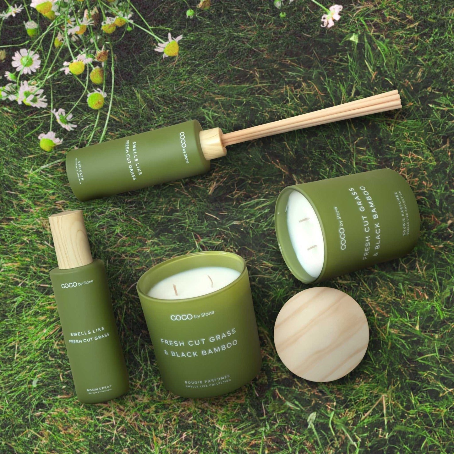 Smells Like Room spray 5oz Smells Like Fresh Cut Grass Room Spray CRSSL5-CUT 24 $ Room Sprays Stone Candles Stew's Incense