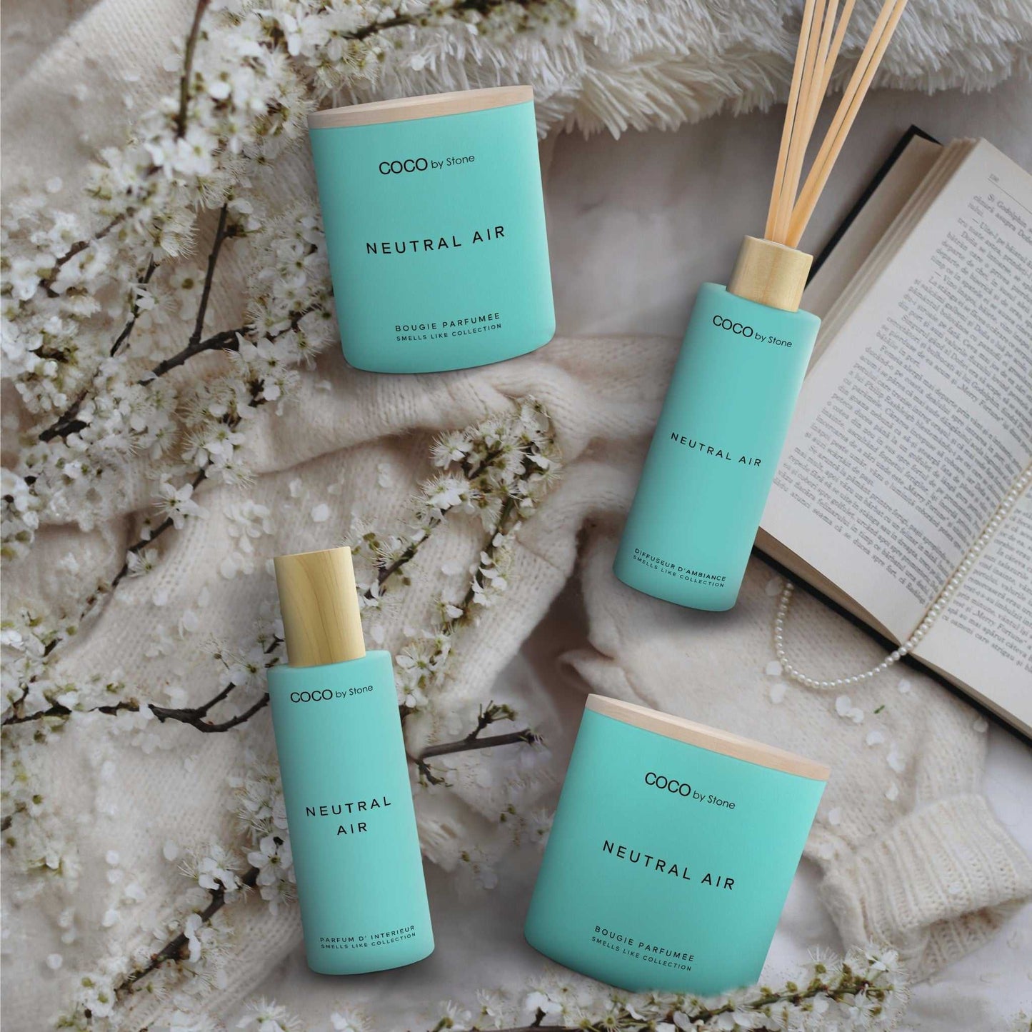 Smells Like Candle 15oz Smells Like Neutral Air Candle GLM15-1-2023 38 $ Candles Stone Candles Stew's Incense