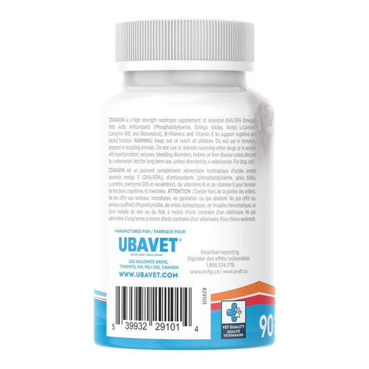 Animal Health UBAVET Cognadin Memory & Brain Support for Senior Dogs – (90 ct) UVUS29101 53 $ Pet Lovers Store American Pet Supplies Stew's Incense