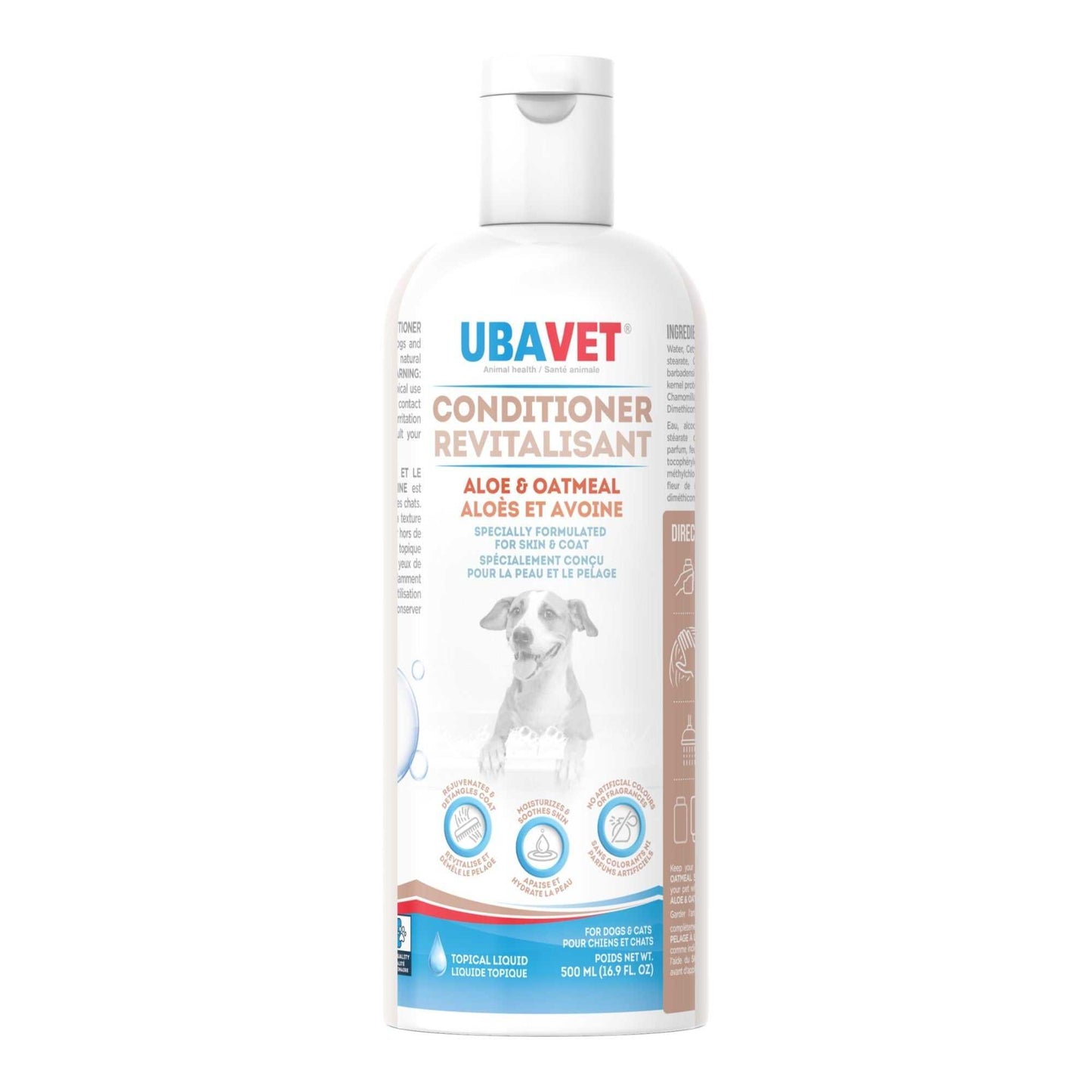 Grooming Supplies UBAVET Aloe & Oatmeal Conditioner for Dogs & Cats – Nourishing & Soothing Formula for Sensitive Skin – (16.9 fl oz / 500ml) UVUS3006 15 $ Pet Lovers Store American Pet Supplies Stew's Incense