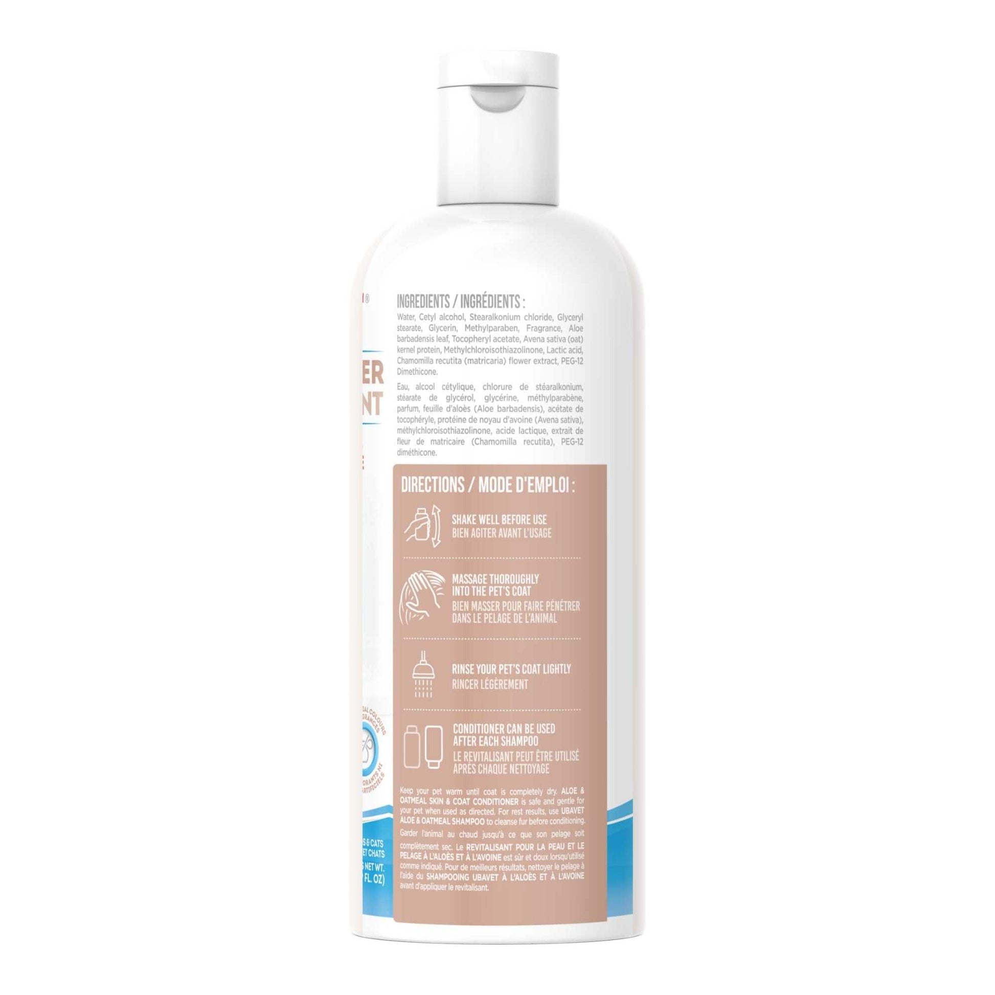 Grooming Supplies UBAVET Aloe & Oatmeal Conditioner for Dogs & Cats – Nourishing & Soothing Formula for Sensitive Skin – (16.9 fl oz / 500ml) UVUS3006 15 $ Pet Lovers Store American Pet Supplies Stew's Incense