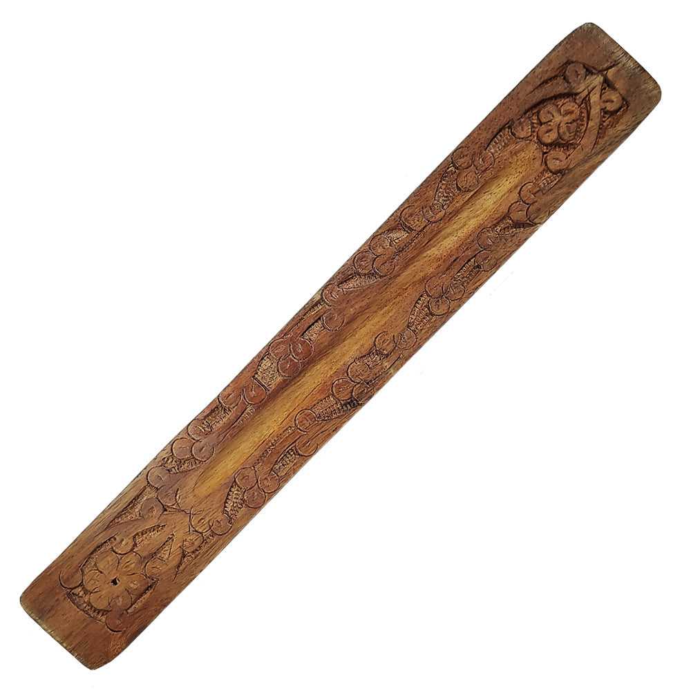 Incense Holder Carved Wooden Incense Holder WBR50 1 $ The Witches Sage LLC Stew's Incense