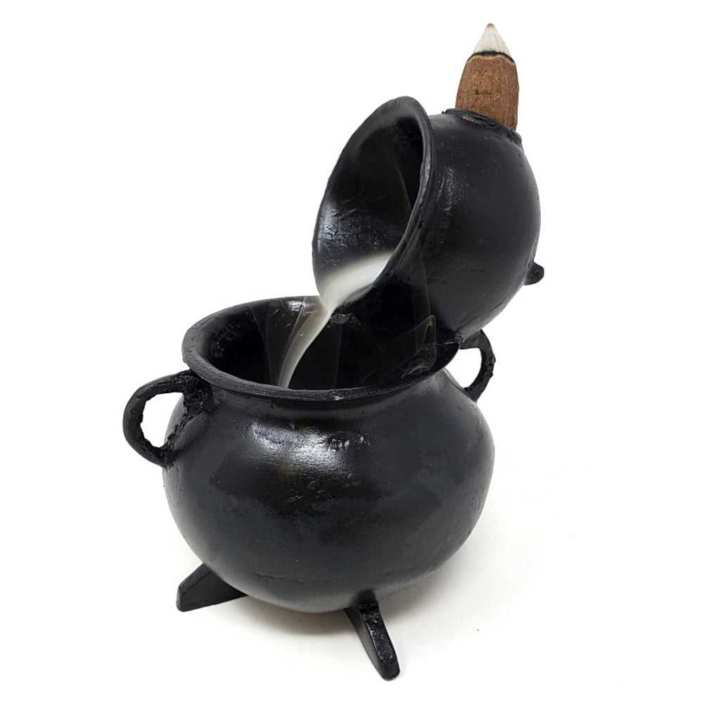 Incense Burner Cauldron Backflow Incense Burner BFL-19 12 $ Shop All The Witches Sage LLC Stew's Incense