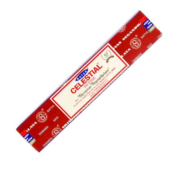 Incense Satya Celestial incense stick 15 gm ST101 (CE15) 1 $ Shop All The Witches Sage LLC Stew's Incense