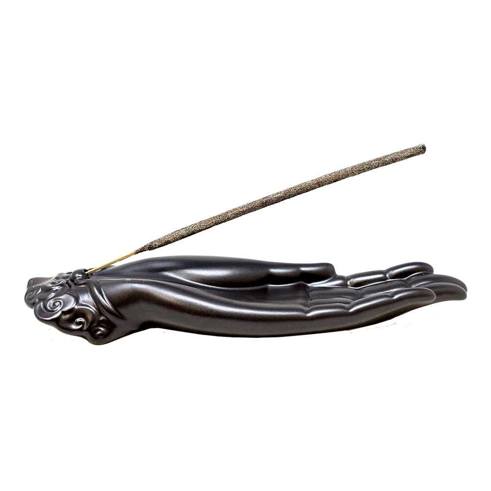 Incense Burner Ceramic Buddha Hand Incense Burner IH-05 14 $ Shop All The Witches Sage LLC Stew's Incense