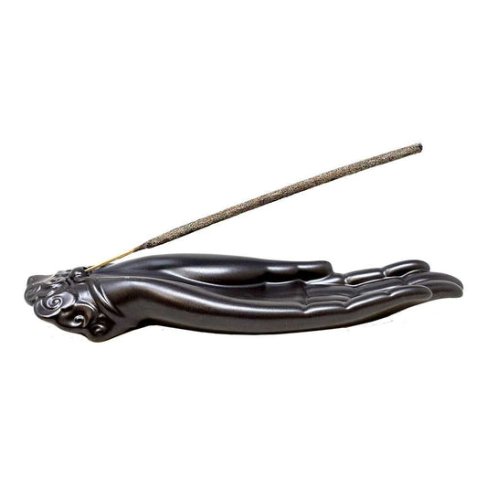 Incense Burner Ceramic Buddha Hand Incense Burner IH-05 14 $ Shop All The Witches Sage LLC Stew's Incense
