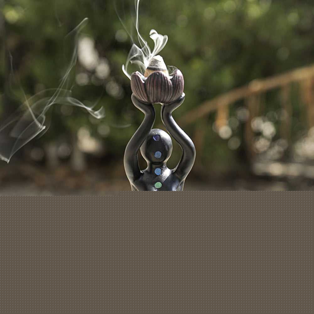 Incense Burner Chakra Backflow Incense Burner 14937 22 $ Shop All The Witches Sage LLC Stew's Incense