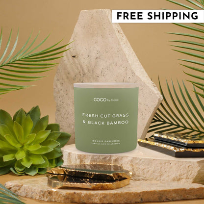 Smells Like Candle 15oz Smells Like Fresh Cut Grass & Black Bamboo Candle GLM15-2-2023 38 $ Candles Stone Candles Stew's Incense