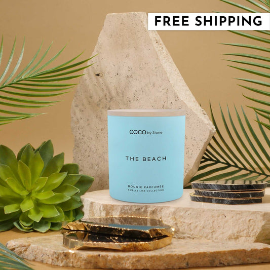 Smells Like Candle 11oz Smells Like The Beach Candle GLM11-4-2023 32 $ Candles Stone Candles Stew's Incense