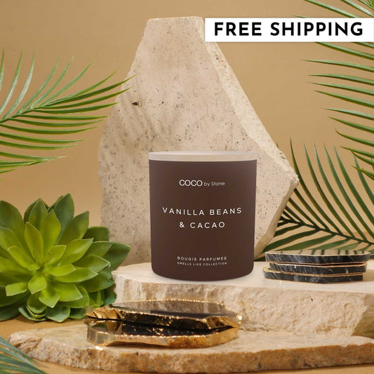 Smells Like Candle 11oz Smells Like Vanilla Beans & Cacao Candle GLH11-2-2023 32 $ Candles Stone Candles Stew's Incense